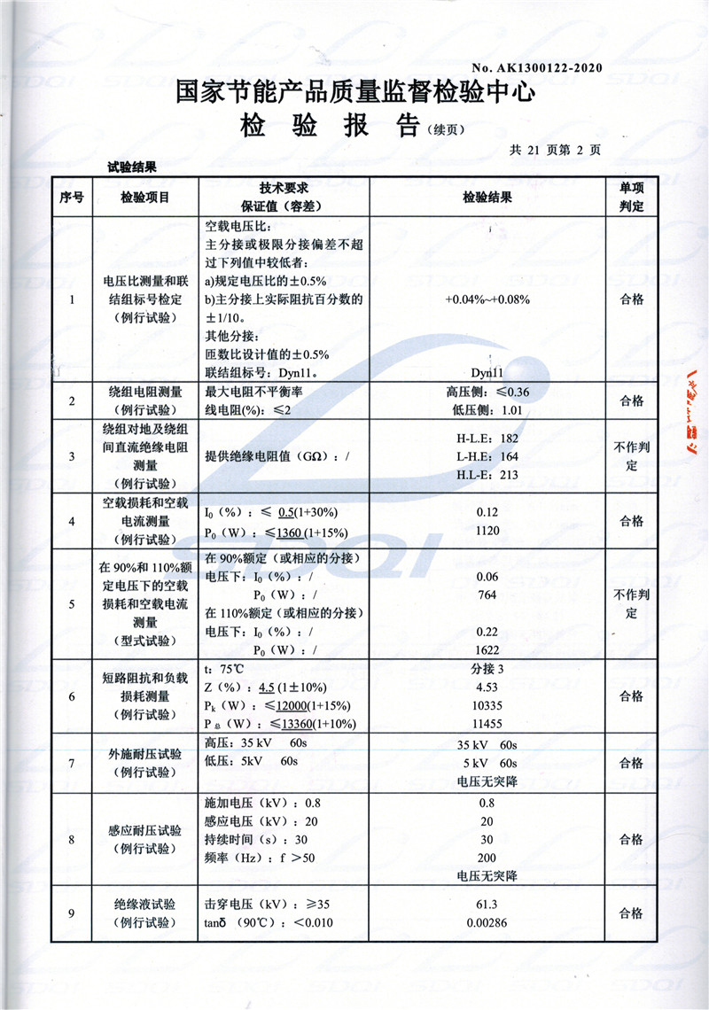 高低压试验报告-S11-1250陵城陵城陵城油浸式变压器-2.jpg